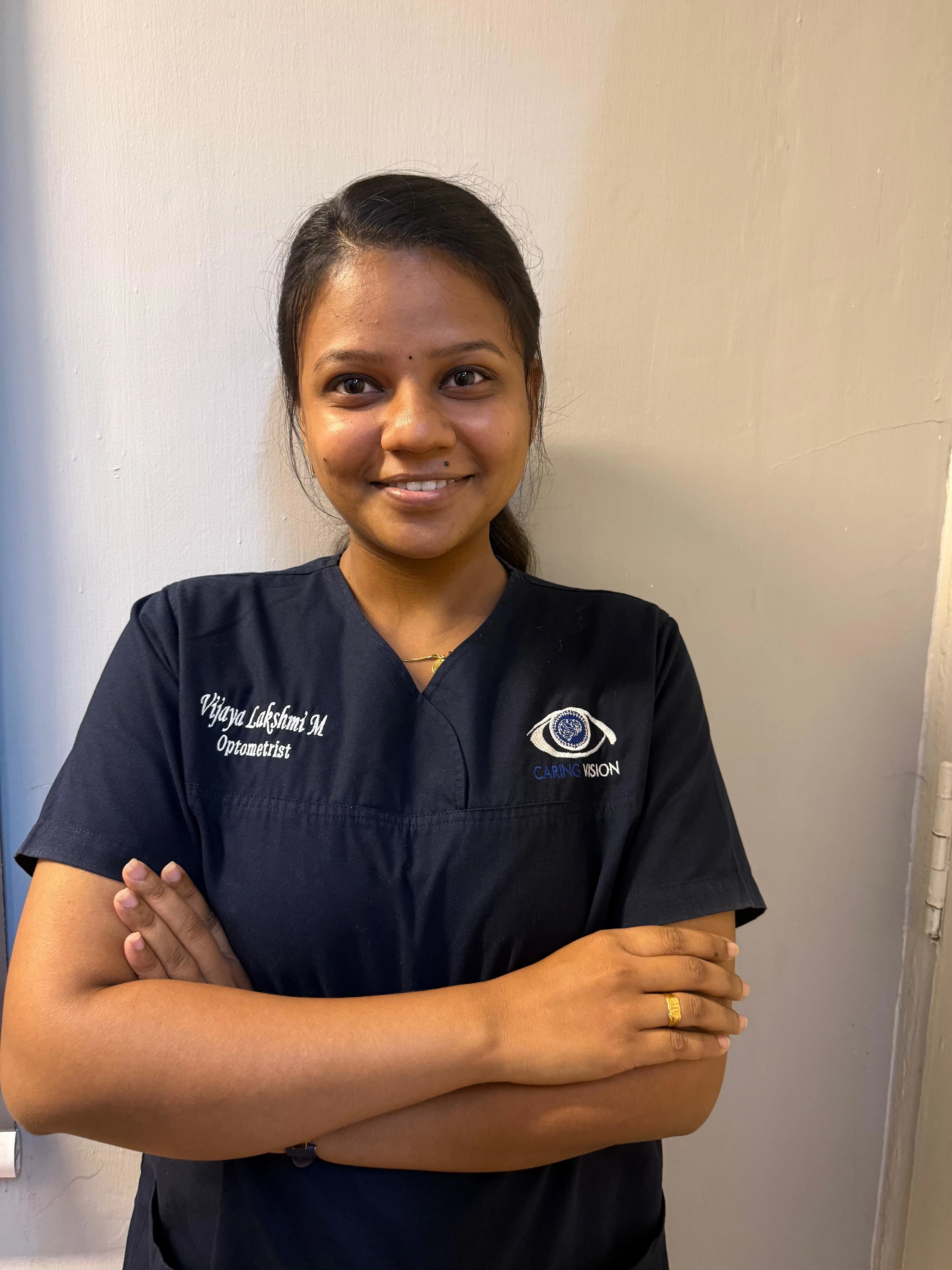 Optometrist Vijay Lakshmi at Caring Vision Therapy